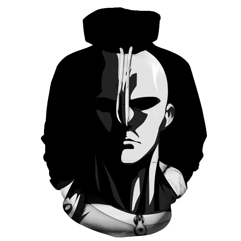 

New men's 3D printing a punch Superman comics 3D printing cartoon anime sports hoodie autumn fashion shirt S-6XL