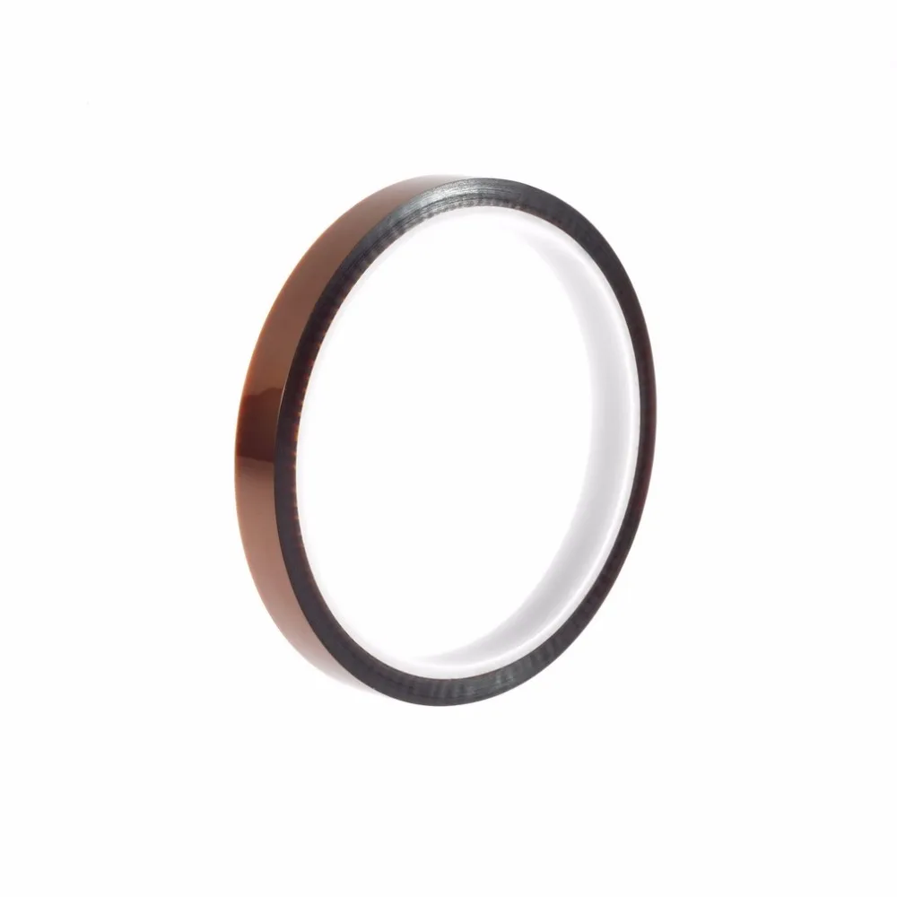 

Free Shipping 1 Pcs One-side Self-adhesive 10mm X 100ft High Temperature Heat Resistant Polyimide Tape Hot Selling