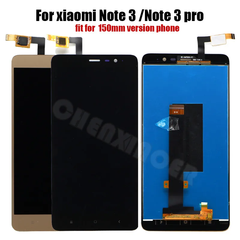 

Xiaomi Redmi Note 3 Touch Screen LCD Display +Touch Panel 147mm Digitizer Accessory For Xiaomi Redmi Note 3 Pro Prime 150mm 5.5'