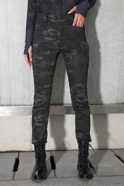 Новые Мультикам черные камуфляжные женские Тактические длинные штаны MCBK женские тактические брюки 4 дополнительных цвета MCBK MCA MC MTP - Цвет: MCBK