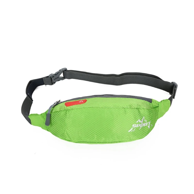 Сумка унисекс для женщин и мужчин для занятий спортом, бега, велоспорта, бега, пешего туризма, поясная сумка - Цвет: Зеленый цвет