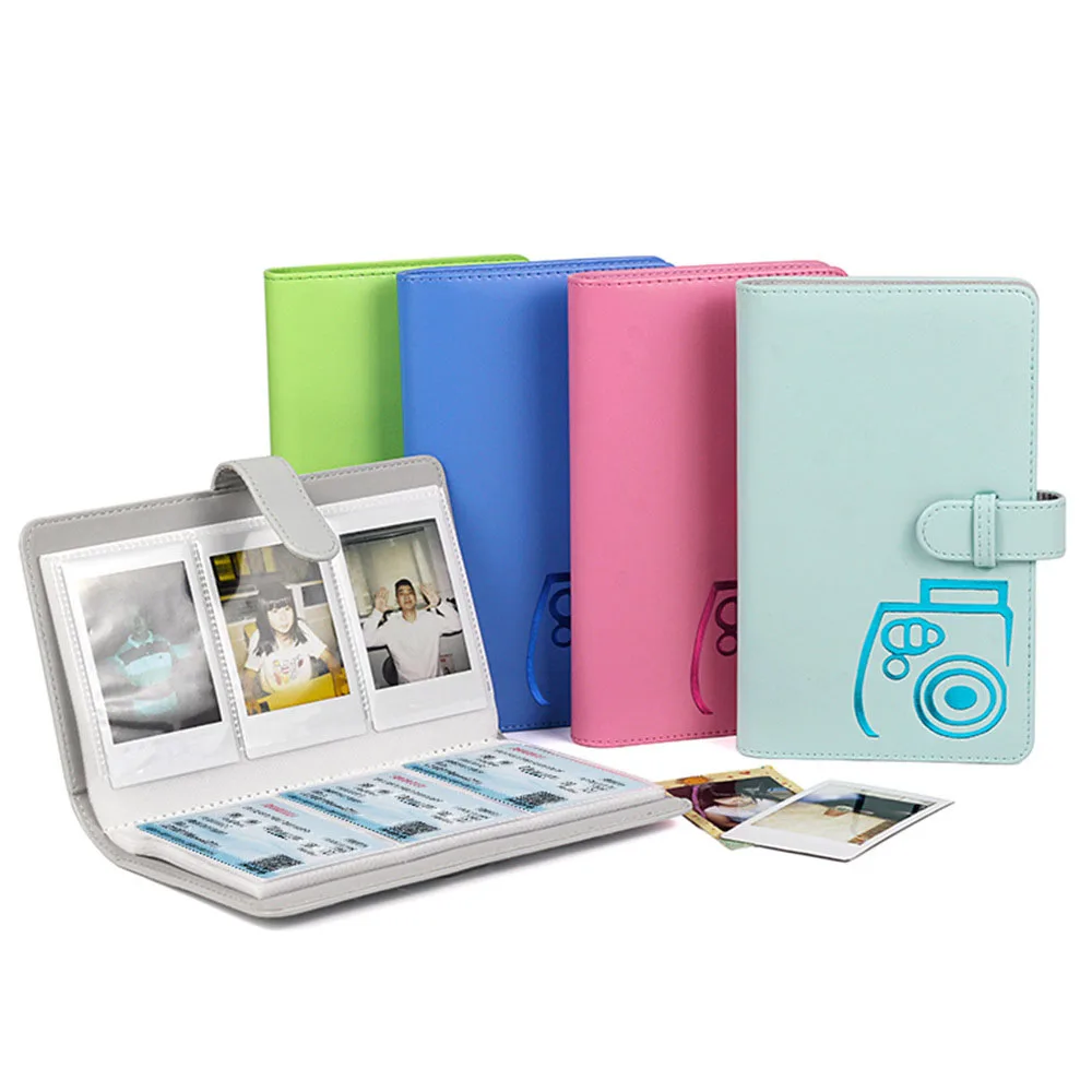 

96 Pockets 3 Inch Mini Wallet Photo Album Book PU Leather Cover for Fujifilm Instax Mini 9 8 70 7s 90 25 50s Film Photo Paper
