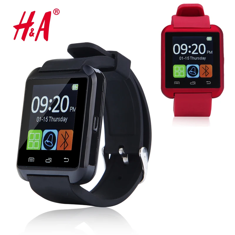  Smartwatch Bluetooth Смарт Часы A8 Наручные Часы цифровые спортивные часы для IOS Android Samsung телефон Переносной Электронный Прибор 