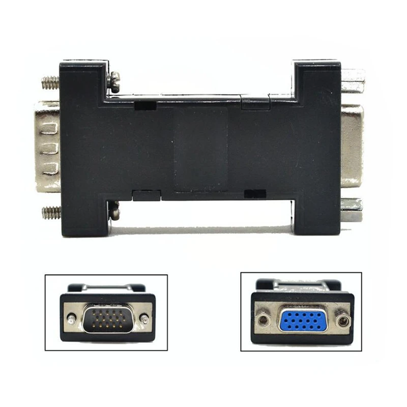 Разъем VGA EM EDID эмулятор HD15 виртуальный дисплей манекен адаптер штепсельные