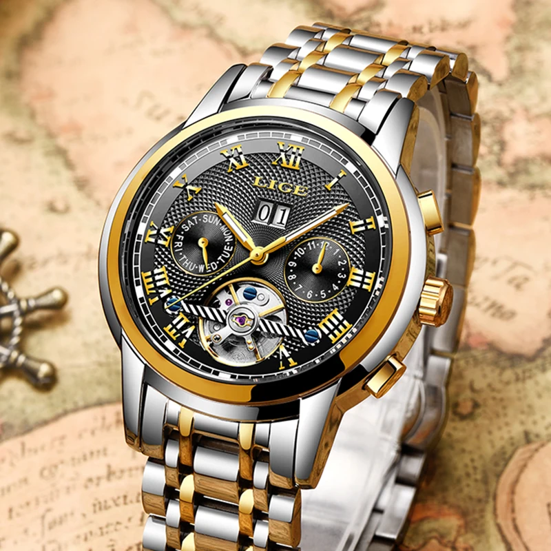 ييج الكلاسيكية ووتش الرجال الرياضة للماء التلقائي الميكانيكية ووتش الفولاذ المقاوم للصدأ الجوف التلقائي المعصم الساعات الأزياء الرجعية ييج الكلاسيكية ووتش الرجال الرياضة للماء التلقائي الميكانيكية ووتش الفولاذ المقاوم للصدأ الجوف التلقائي المعصم الساعات الأزياء الرجعية