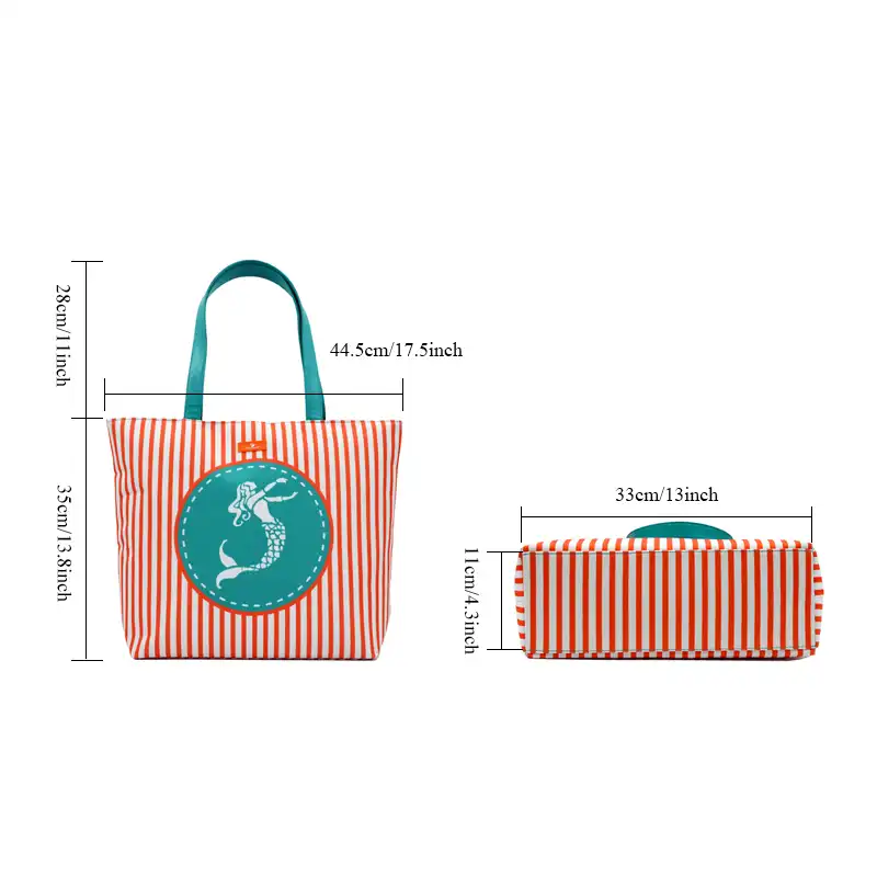 beach bags with waterproof lining