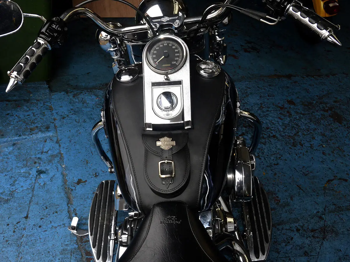 Сумка на бретелях для Harley Softail Fatboy Heritage Deluxe кожаная крышка подушечка педали Chap Bib