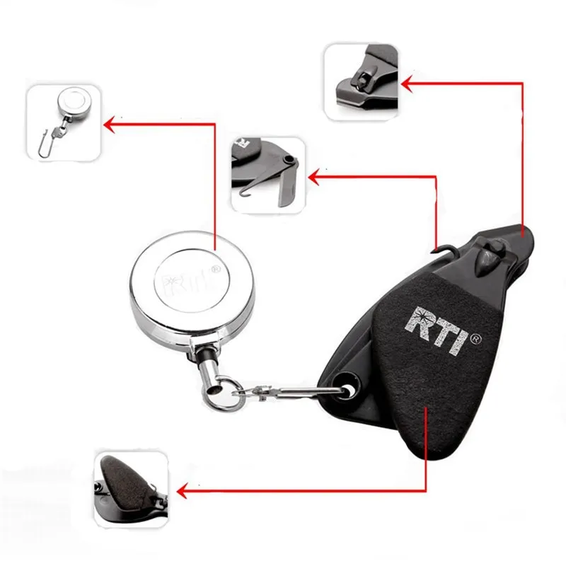 Fishing Line Cutter With Clipper Zinger Pesca Fish Gip Peche De La Carpe Accessories | Спорт и развлечения