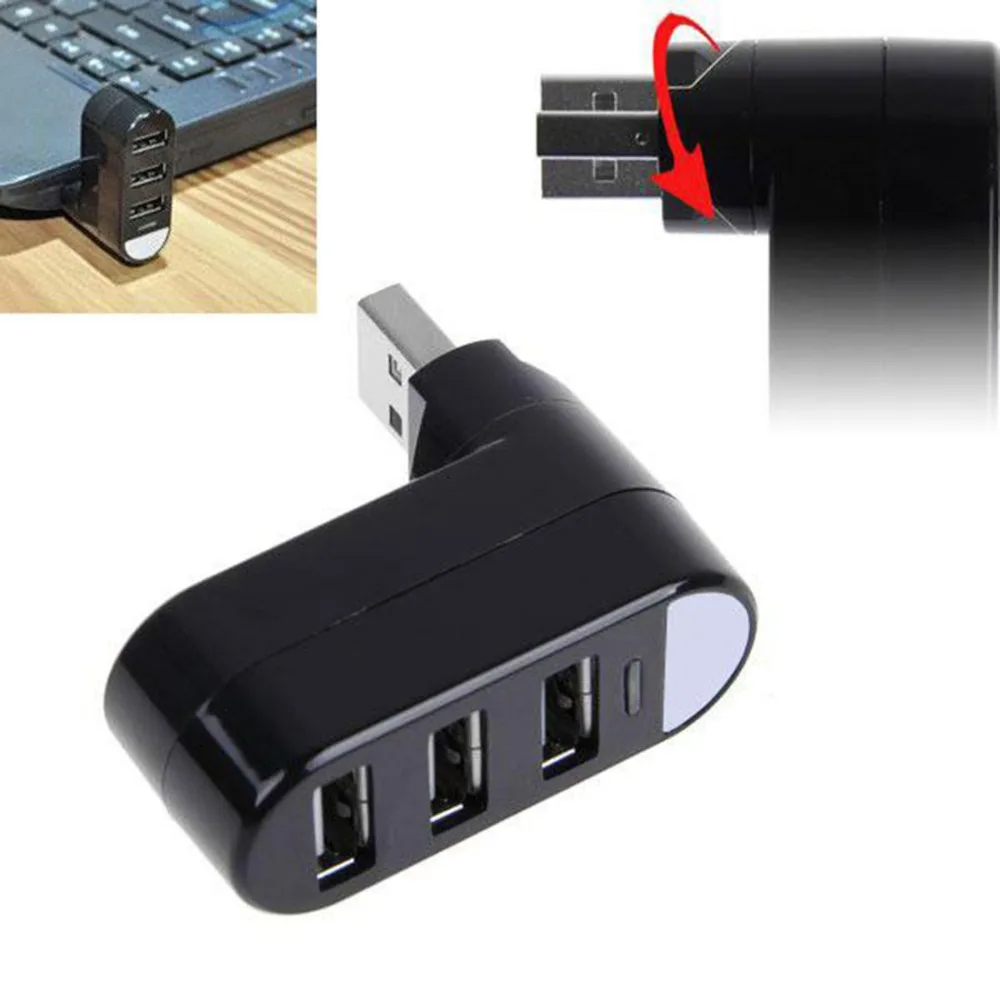 Высокая Скорость 3 Порты вращающийся USB 2,0 хаб Порты и разъёмы USB Портативный OTG USB разветвитель компьютер аксессуары для MacBook Высокая Скорость 3 Порты вращающийся USB 2,0 хаб Порты и разъёмы USB Портативный OTG USB разветвитель компьютер аксессуары для MacBook