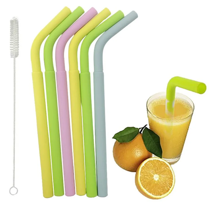 Трубочки цветные с изгибом 210*5мм (250 шт/уп). Трубочки для напитков 50шт, 240x5мм, "праздничные", цветные. Трубочка питьевая. Металлические трубочки. Трубочка для питья.