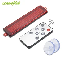 Car Mini LED Display Size with Remote Control Brake Function Blue Red 12V Car LED Programmable Message Sign Scrolling Display