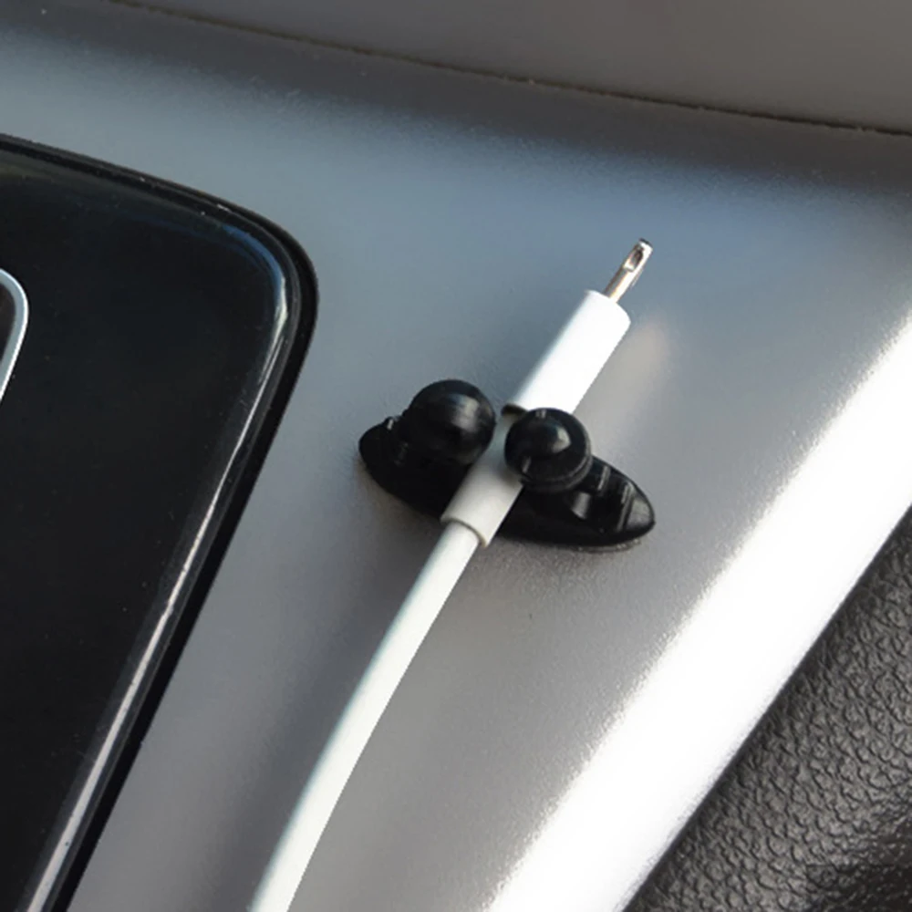 8 шт./лот автомобильный зажим для провода держатель кабеля фиксатор галстука