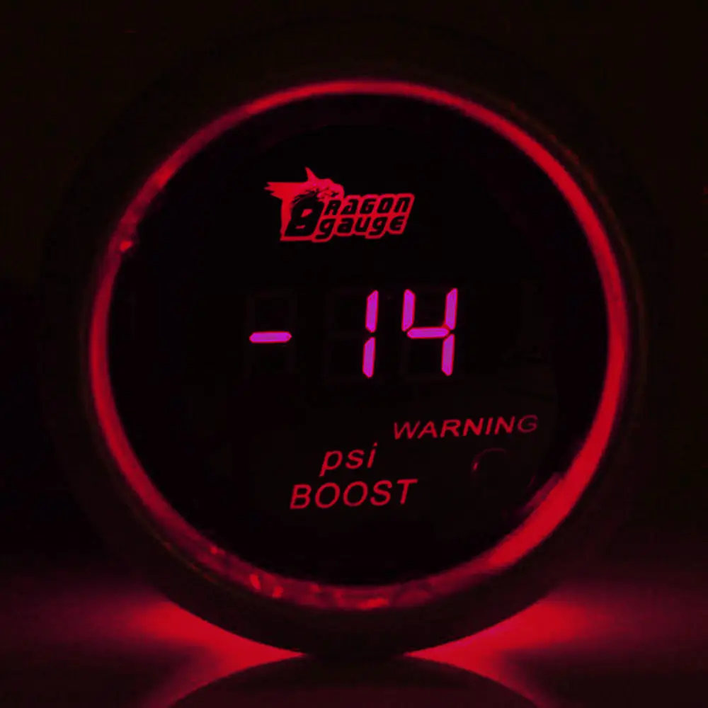 Часы электронные универсальные 2 дюйма 52 мм с красным светодиодом|led gauge lights|led
