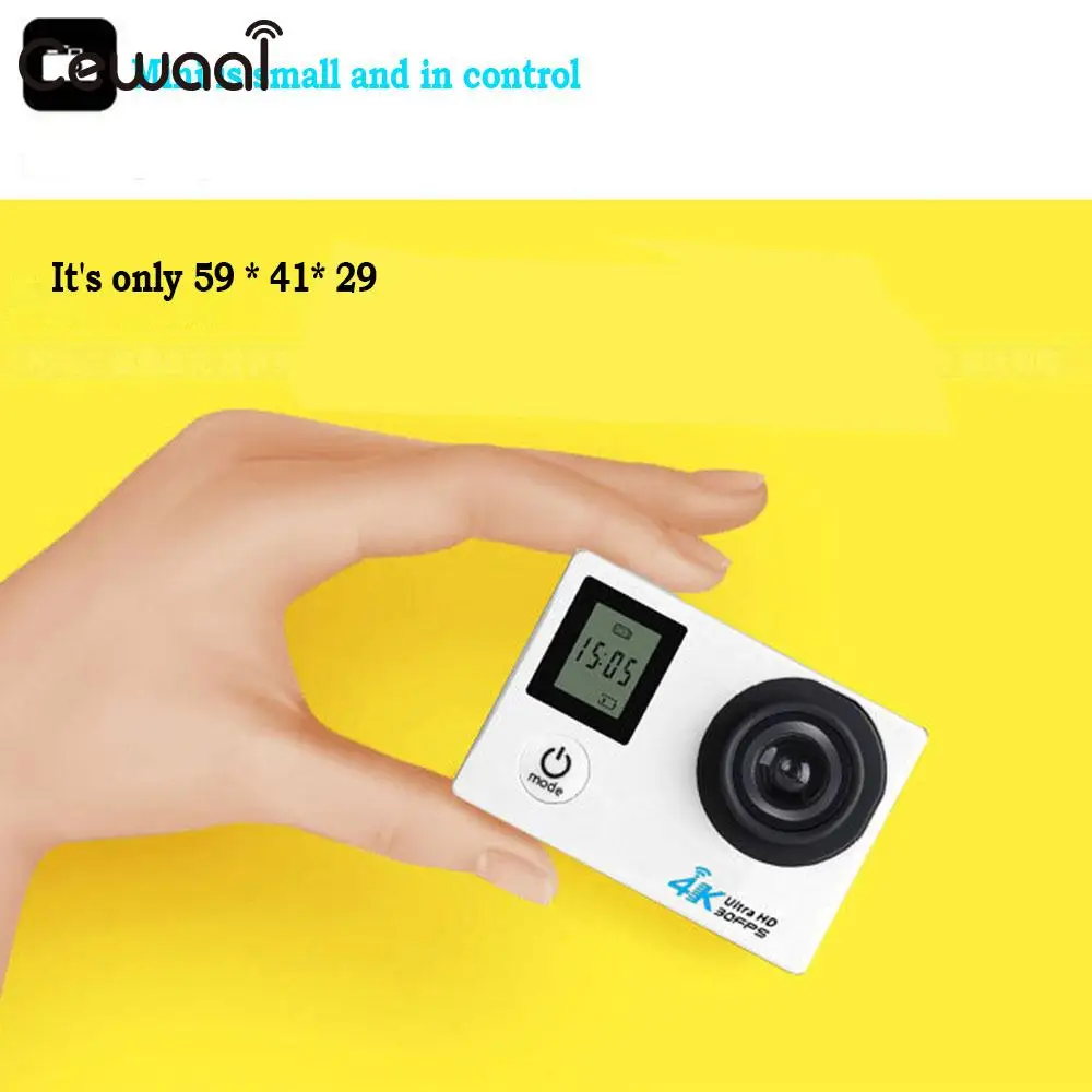 

Cewaal 1080P 30FPS 0.96inch Back Screen Swimming Sports DV Climbing Waterproof Camera Stable Hiking Action Camera DVR