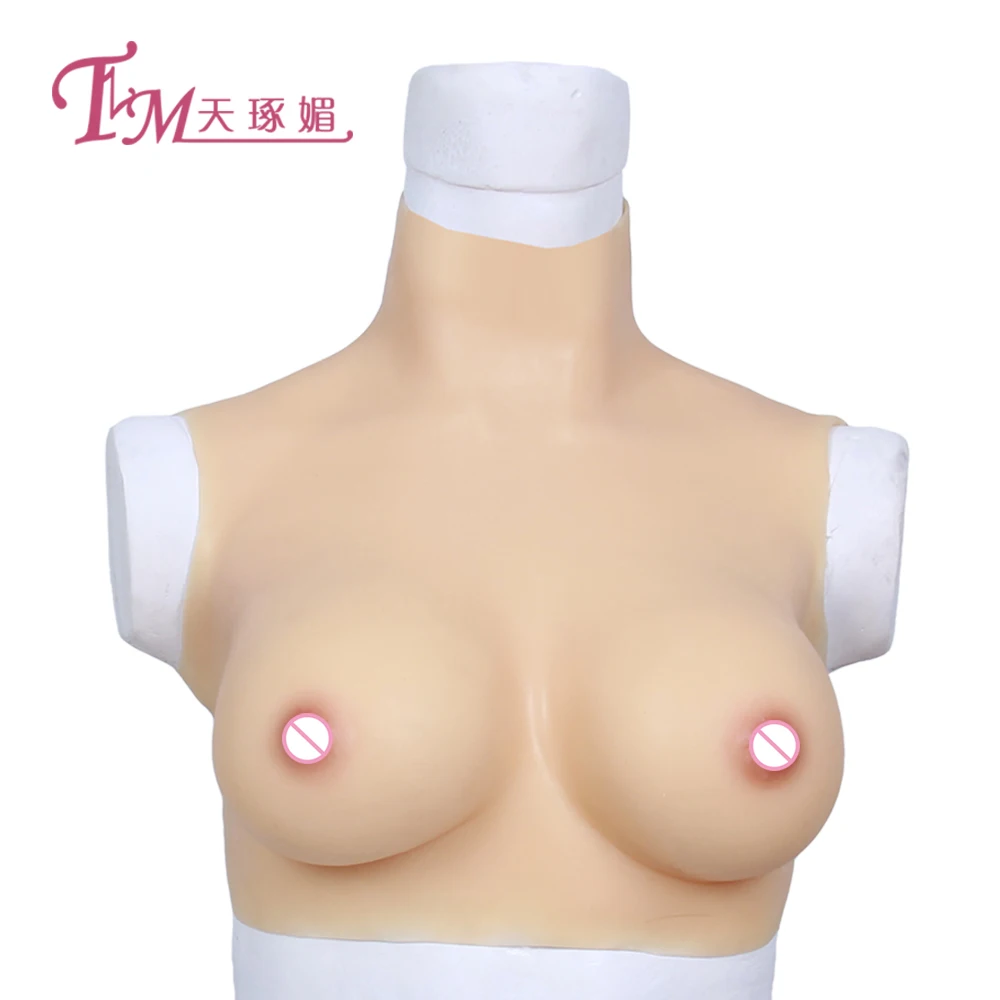 

TZM-N6 D cup False Breast Artificial Breasts Silicone Breast Forms Fake Boob Enhancer Sexy Tits Chest For Crossdresser shemale
