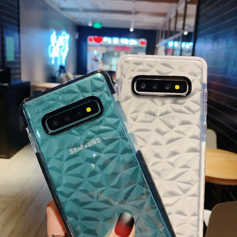 Прозрачный Алмазный чехол для Samsung Galaxy A50 S10 Plus A30 A20 S10e 5G Note 9 10 20 противоударный