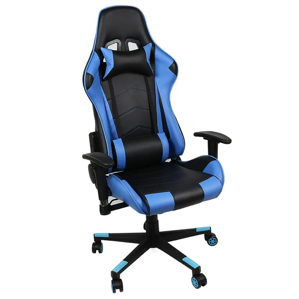 

Ship From US PU Ergonomic Computer Gaming Chair 360 Degree Swivel Home Games Competitive Seat fast shipping