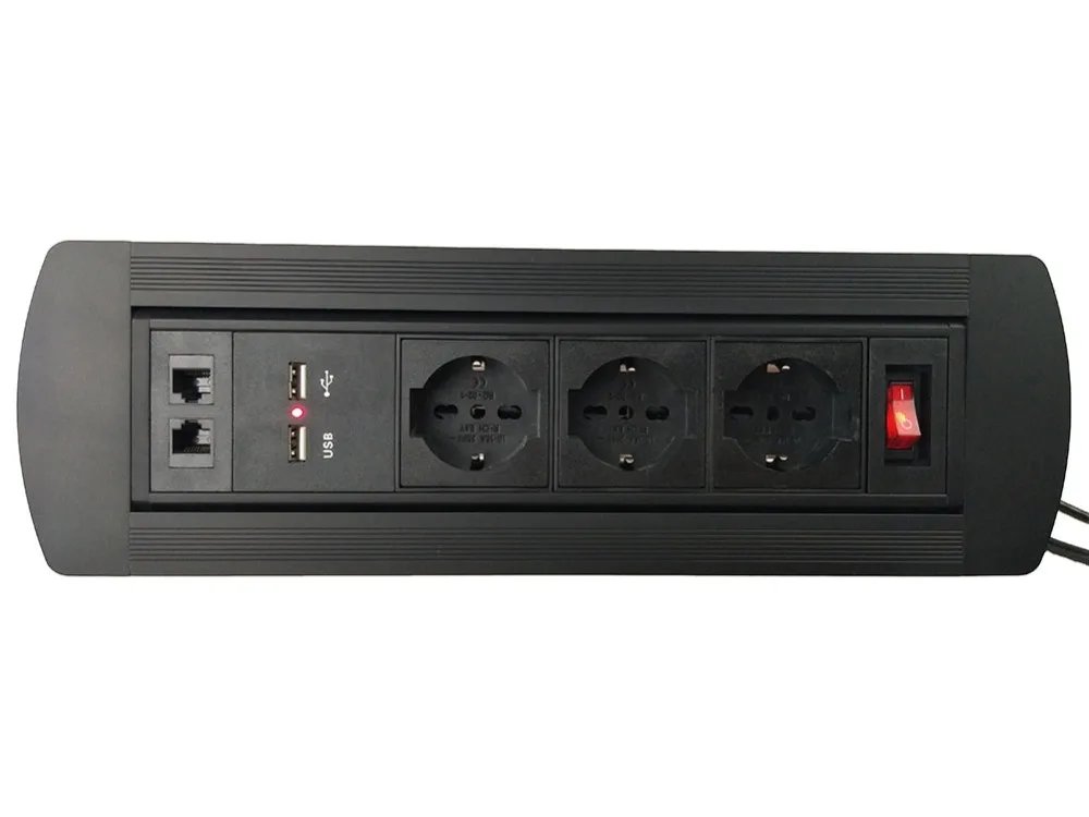 Итальянская стандартная настольная розетка/скрытое Ручное Вращение/кабель RJ45 USB зарядная розетка/можно выбрать Функциональный модуль/MF-039