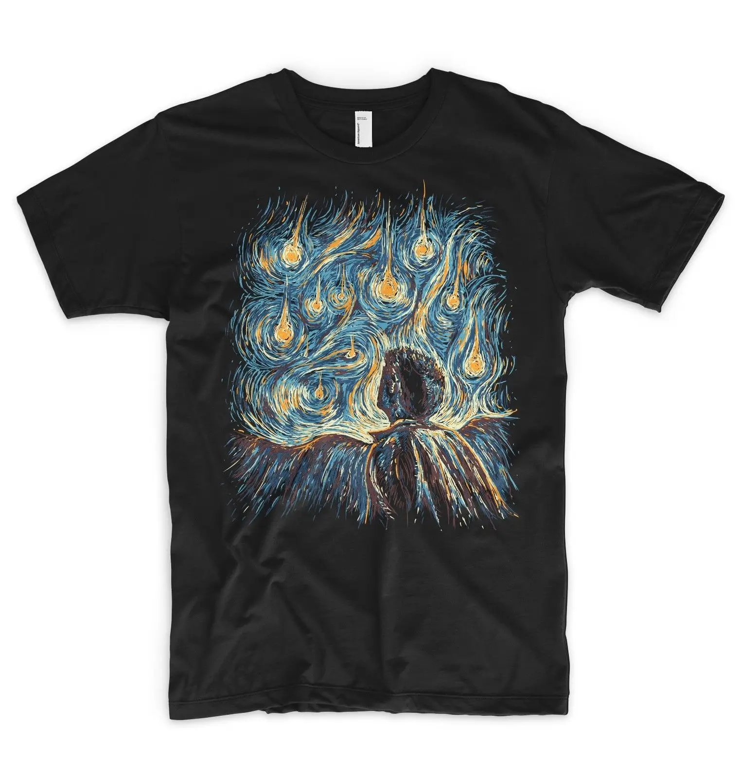 Supernatural Tv Show T Shirt Top Vincent Van Gogh Style Sam Winchester Demon
