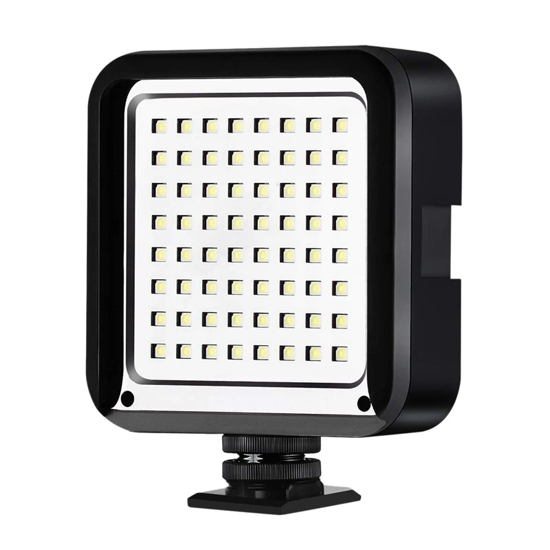 

Super Bright 64 Led Light Panel On Camera Light/CamcorderVideo Light For Can-on,Panas-onic,Olym-pus Digital Slr Cameras (Battery