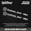 Customized Personalized Die Cut Instagram User Name Waterproof Reflective Car and Motorcycle Decals Bumper Ins Sticker ► Photo 3/6