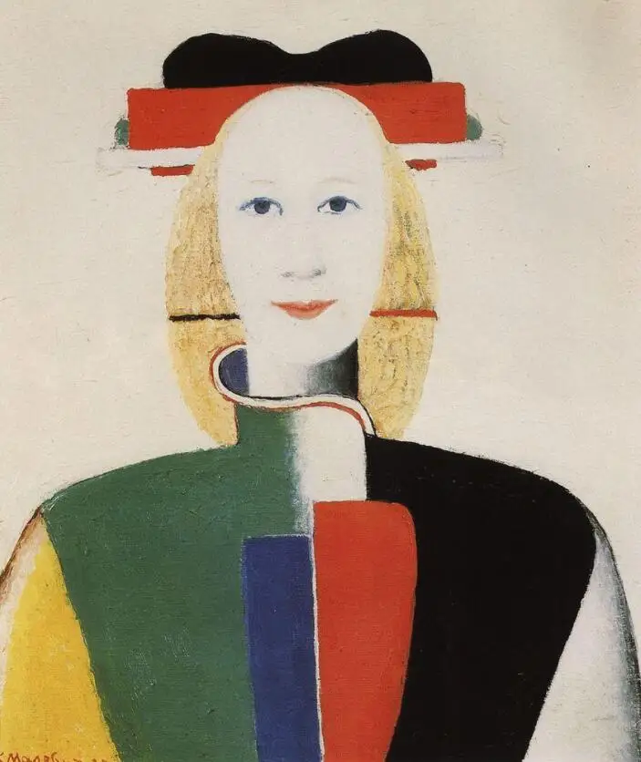 

High quality Oil painting Canvas Reproductions Girl with a Comb in her Hair (1933) By Kazimir Malevich hand painted