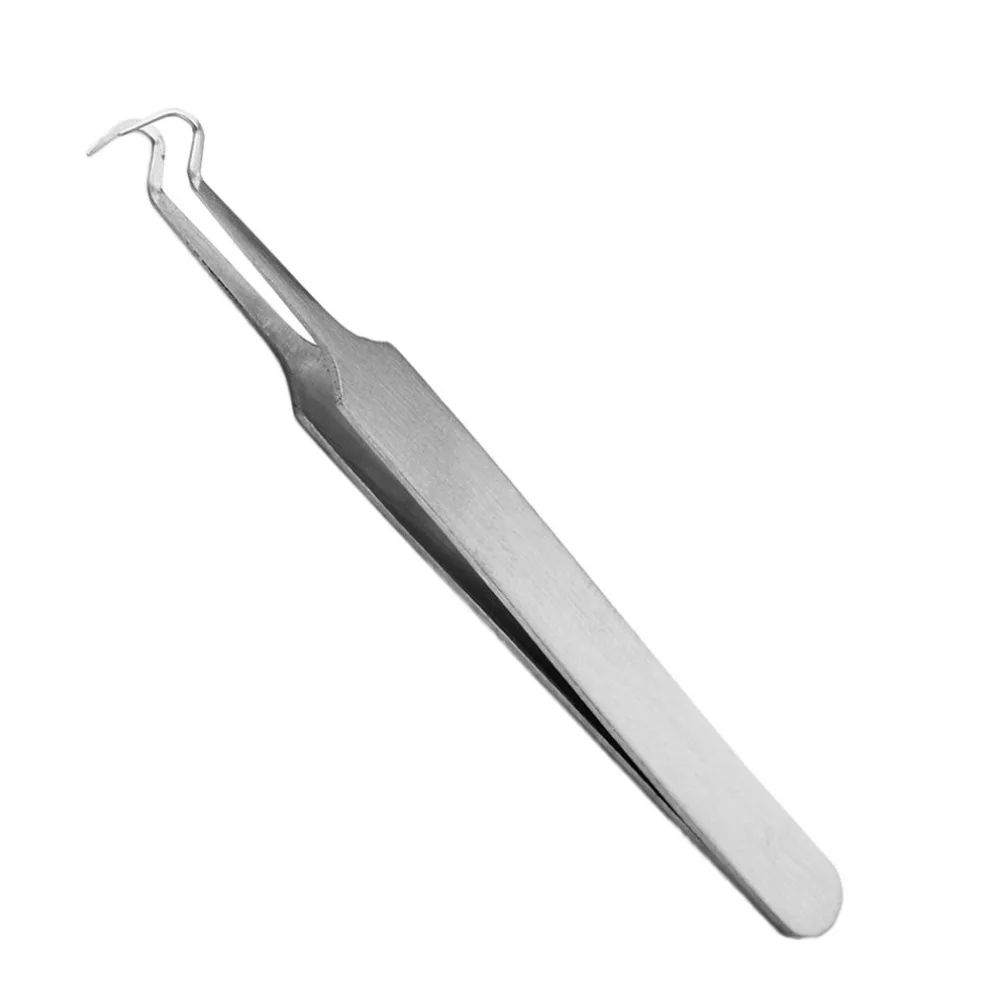 Пинцет для прыщей. Пинцет acne clip изогнутый. Пинцет для прыщей. Пинцет для прыщей. Пинцет 340 ( для удаления угрей и прыщиков, 16 см).