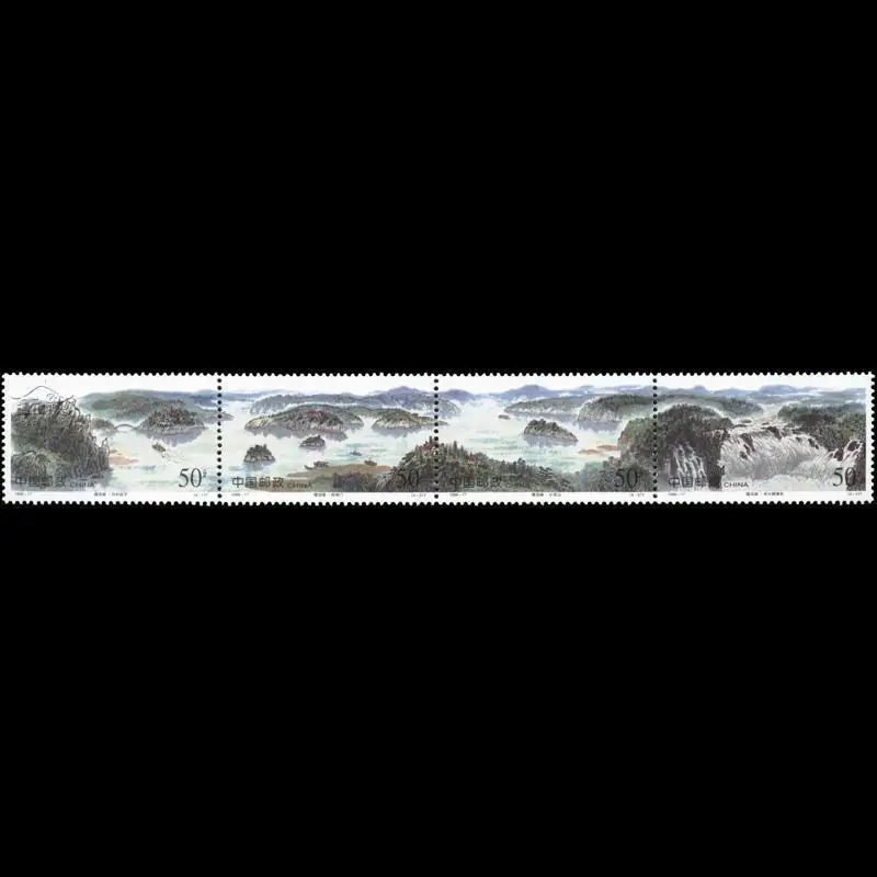 

4 PCS Set Jingpo Lake 1998-17 China Post Stamps Postage Collection