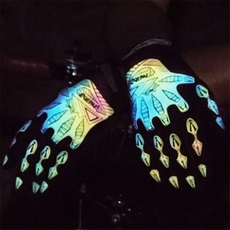 Reflective Winter Waterproof Cycling Gloves Fingers Touch Screen Bike Gloves Windproof Sport MTB Road Full Finger Bicycle Gloves