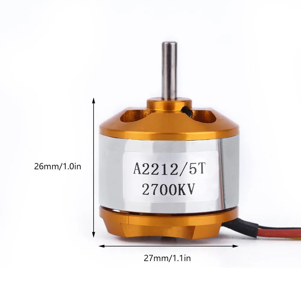 

Aircraft 2700KV Outrunner Brushless Motor A 2212 / 5T NEW Colorway @ S7JN