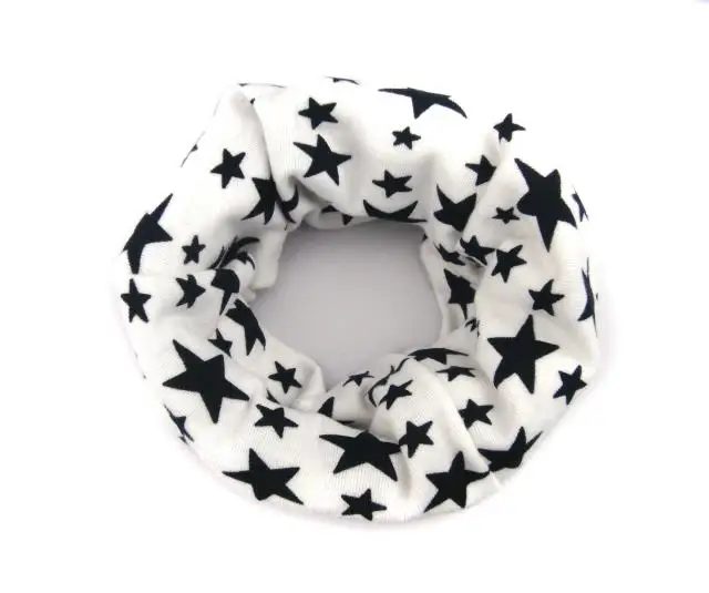 Детский шарф-кольцо хлопок(40х40 см - Цвет: Белый