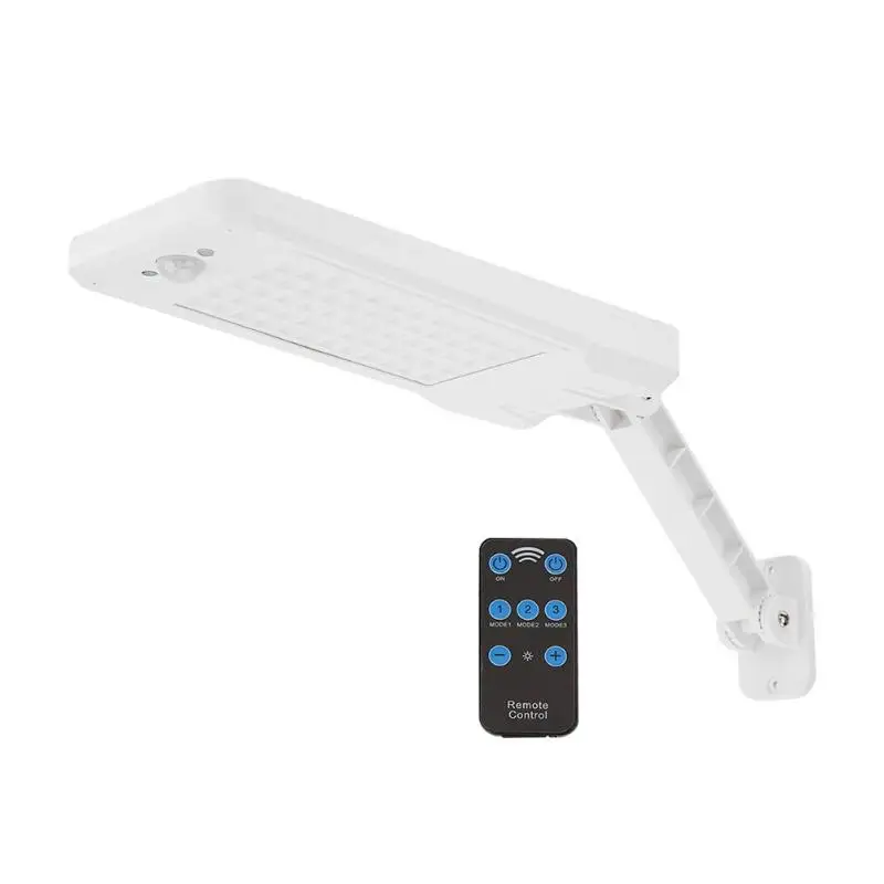 Emissor de Luz Sensor de Movimento Jardim ao ar Parede para Jardim Diodo Solar Livre Lâmpada Controle Remoto Regulável Garagem Luz Rua 60 Pir Ip65 20 Lâmpadas solares