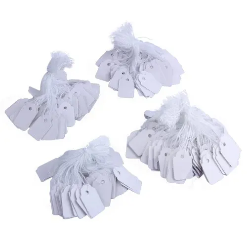 

Pack Label Tie String Price Tag Jewelry Display 23x14mm