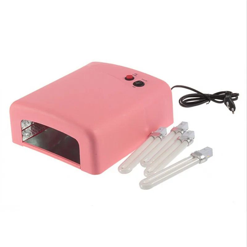 Free Shipping,36W 110v/220v Gel Curing Nail Art UV Dryer Manicure Lamp