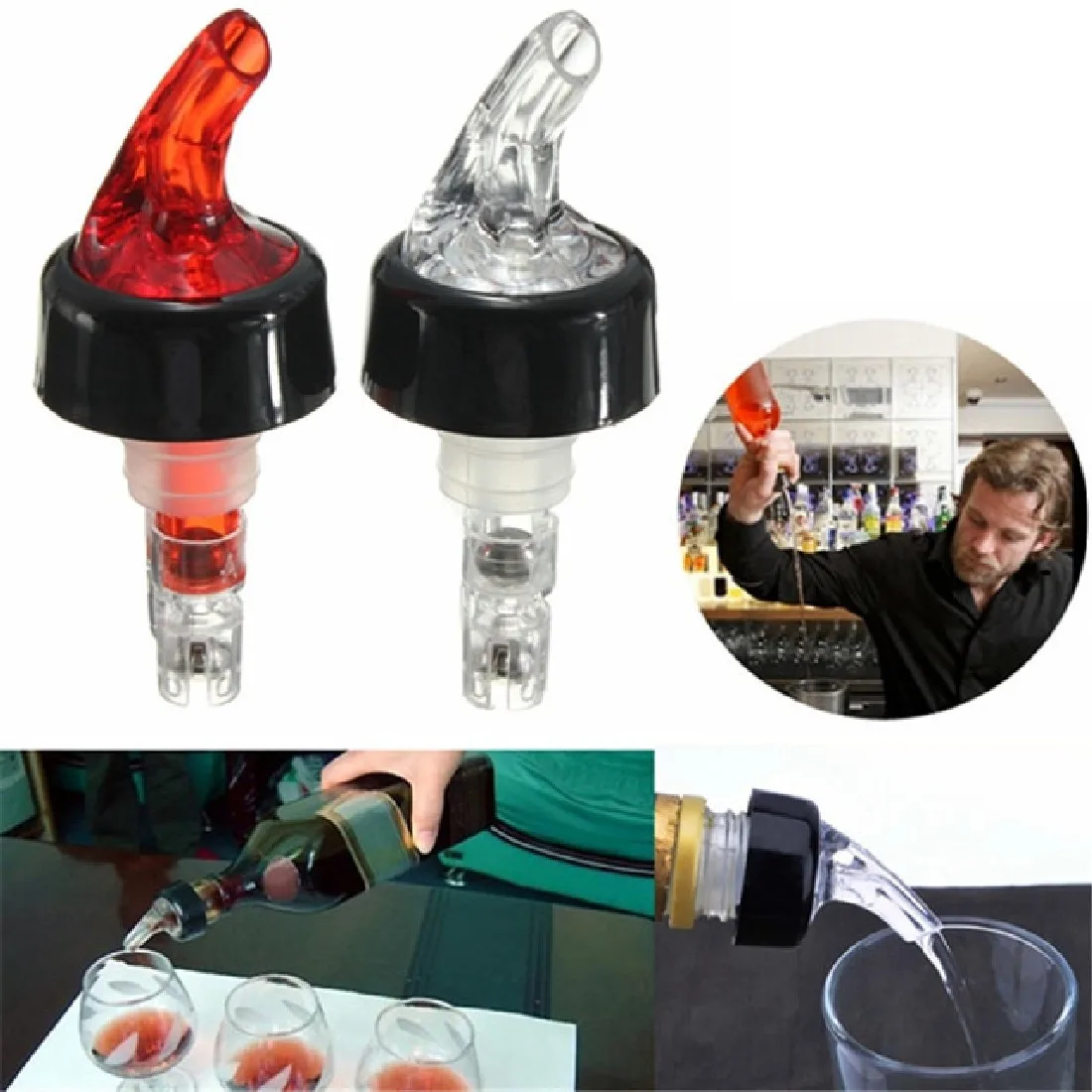 Wholesale Fashion 30mL Quick Shot Spirit Measure Measuring Pourer Drinks Wine Cocktail Dispenser