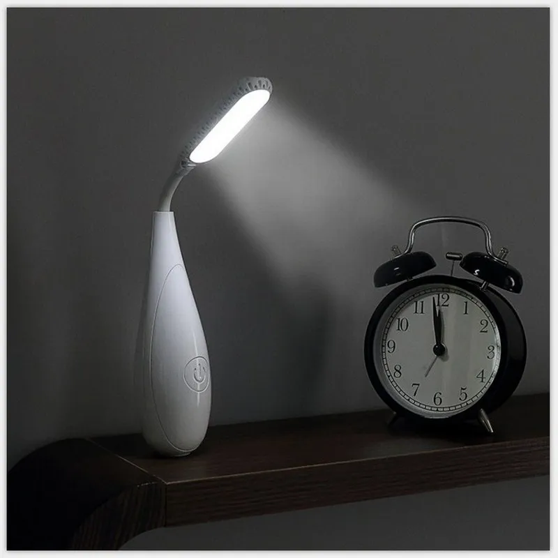 

Portable Tumbler Table Lamp USB Rechargeable 600mAh Battery Night Light Eye Protection Book Reading Study Office Night Light