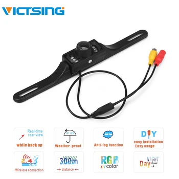 

VicTsing Car Rear View Camera Waterproof IP67 7 LED Rear Reverse Backup Camera Reversing Parking System Night Vision