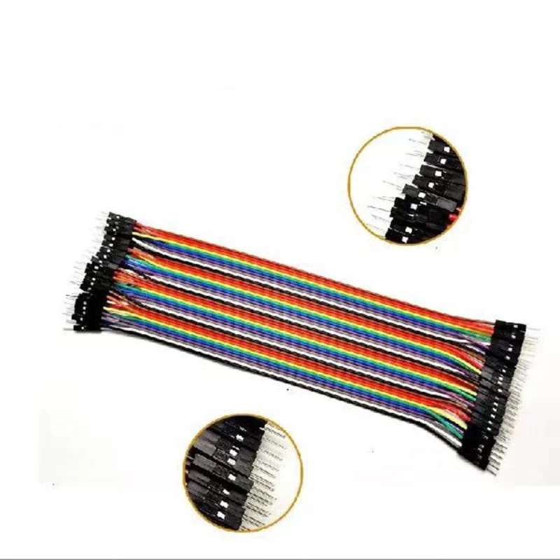 

Dupont Line 40pcs Wire Connector Male To Male + Male To Female and Female To Female Jumper Wire Dupont Cable for Arduino Diy Kit