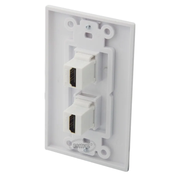 HDMI wall plate 2 X with female to female connector