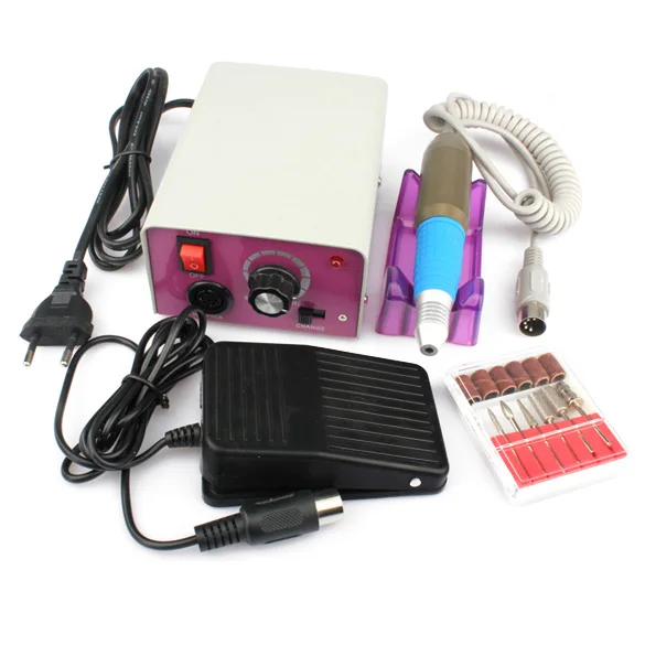 

Professional Pro 220V Electric Manicure Machine Set Nail Art File Kit Drill Pen Pedicure Polish Shape Tool Set YF2017