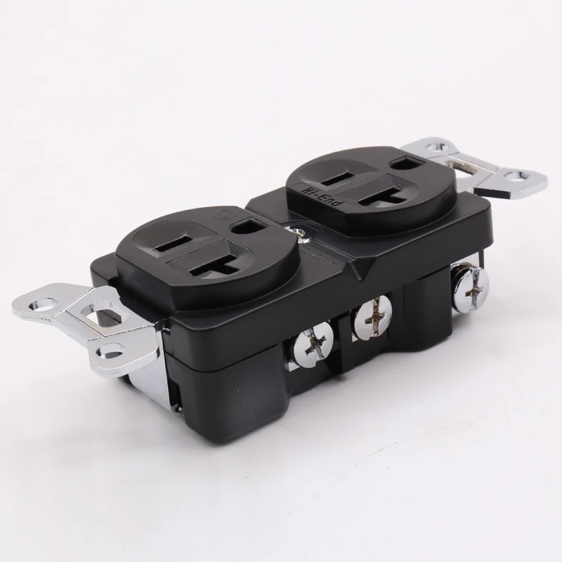 Free shipping 20 pieces Oyaide style Red Copper plated rhodium AC 20A