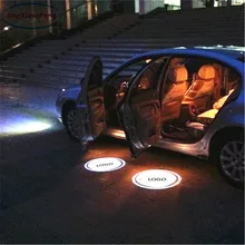 JingXiangFeng для Subaru Impreza XV Forester вежливость Ghost Shadow Добро пожаловать 2 шт. Автомобильный светодиодный светильник с логотипом на дверь аксессуары для автомобиля Стайлинг
