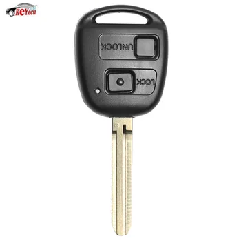 

KEYECU New Uncut Remote Car Key Fob 304MHz 4C Chip for Toyota RAV4 Corolla P/N: 60030