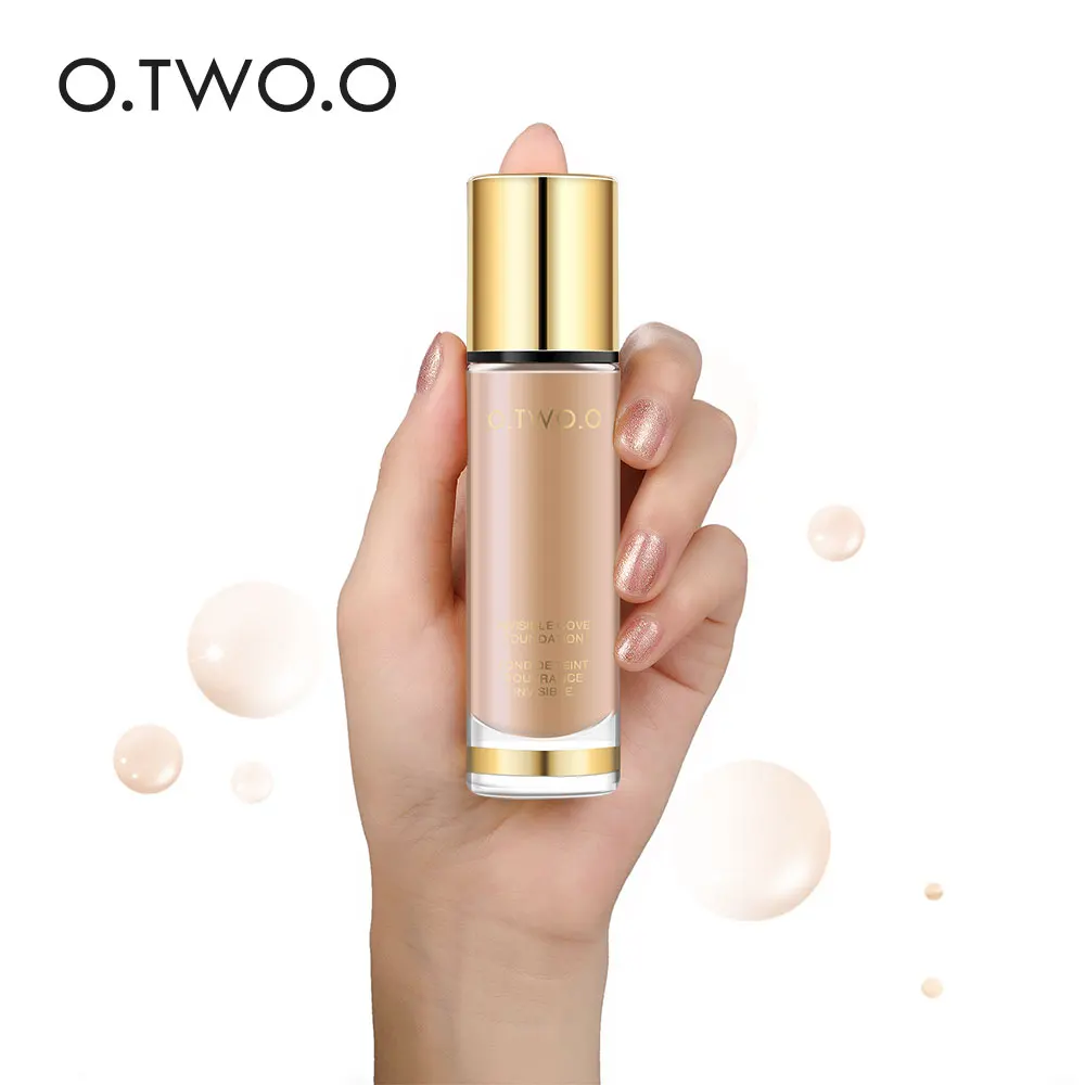 O. TWO. O Профессиональная жидкая основа полное покрытие макияж отбеливающий консилер увлажняющий крем контроль масла водостойкая основа макияж