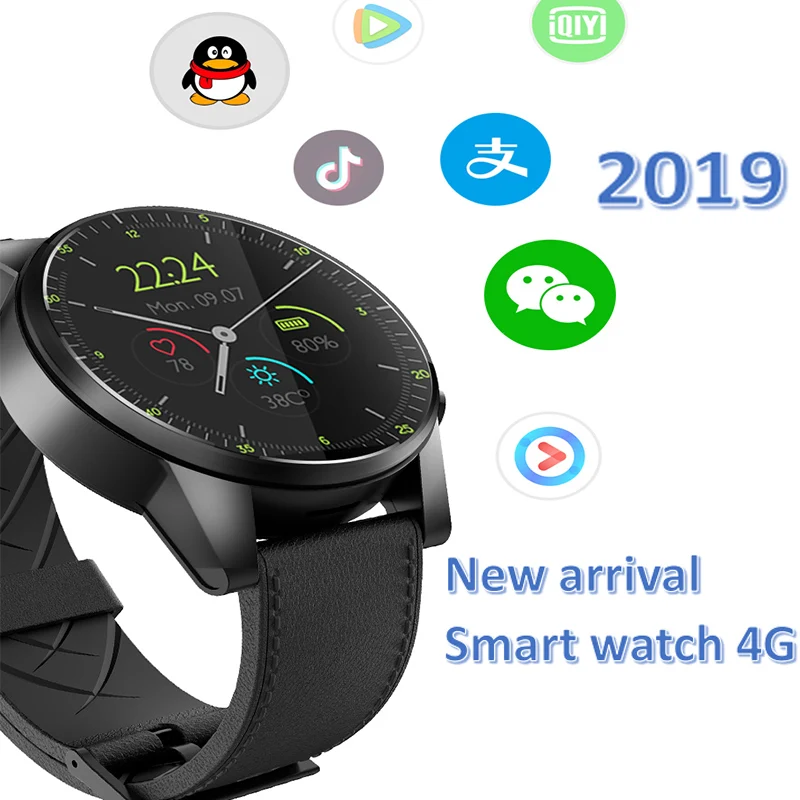 Male 4G smartwatch GPS QR Code easy payment Sim card smart watch 3GB RAM+32GB ROM business men call reminder wristwatch pk x360