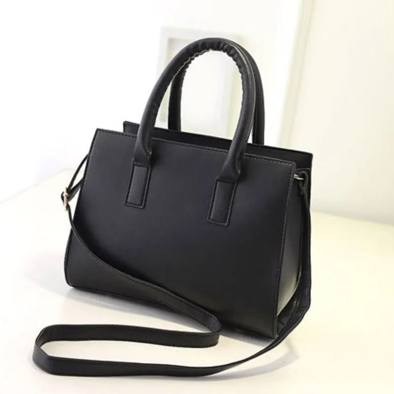 Women Leather Handbags Shoulder Bag Female Bolsas Feminina Black ...