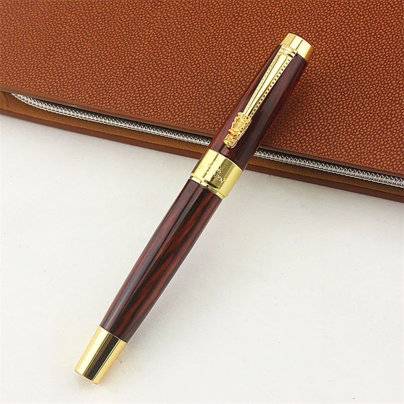 Роскошные подарочные ручки Комплект DIKAWEN высокое качество Дракон Ручка-роллер с оригинальной случае металлические шариковые ручки для