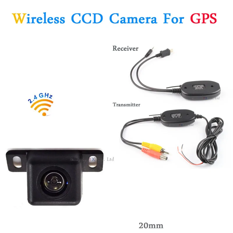 Goedkoop 2.4G Draadloze Module 2.5mm Voor Auto GPS AUTO MINI Auto Achteruitrijcamera Achteruitrijcamera Zender en Ontvanger Parking Aystem