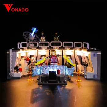 

(only led lights ) The led lights for lego avengers Iron Man Machinery 76125 Building Blocks Toys
