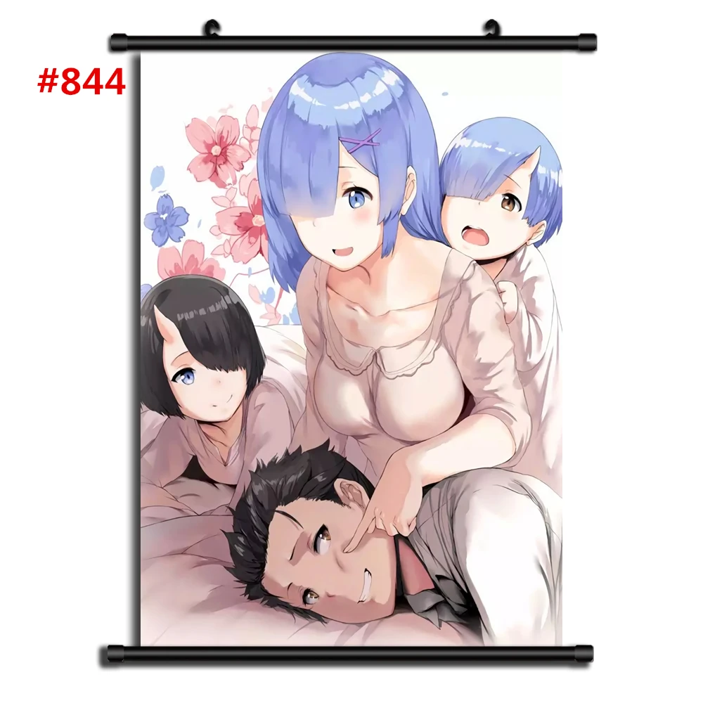 Re Zero Hajimeru Isekai Seikatsu Аниме Манга настенный плакат свиток AB - Цвет: 844